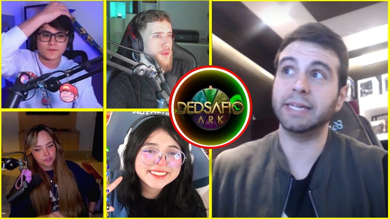 INTERACCIONES DE VEGETTA777 CON OTROS STREAMERS EN ARK (SE VUELVEN LOCOS)