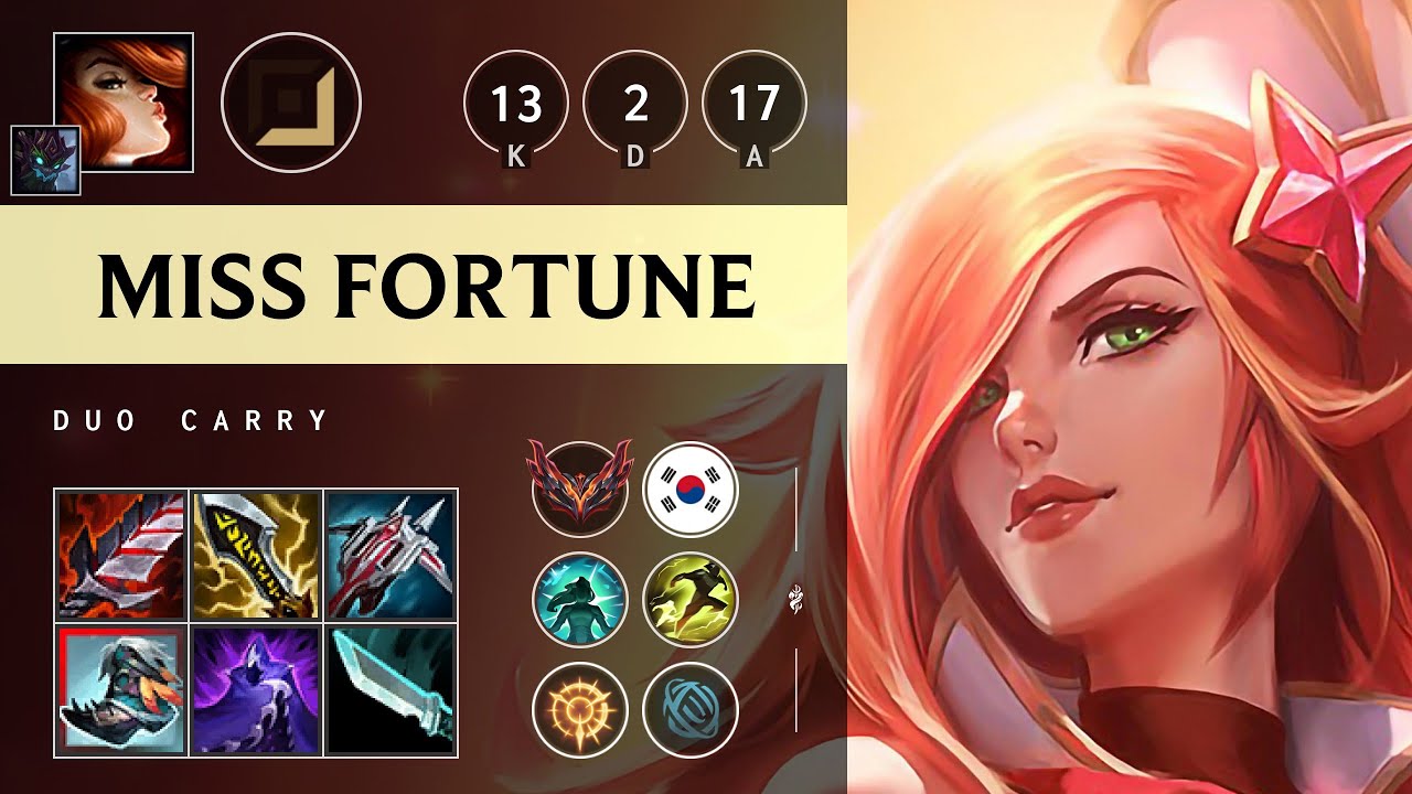 Miss Fortune ADC vs Smolder - KR Grandmaster Patch 25.13
