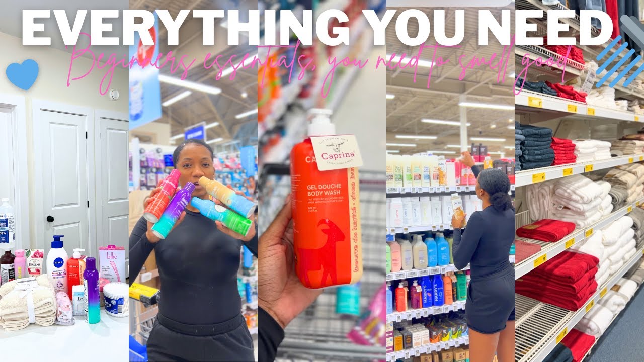 EXTREME 2025 HYGIENE SHOPPING FOR BEGINNERS(Vlog) Haul + routine essentials, feminine, smell good