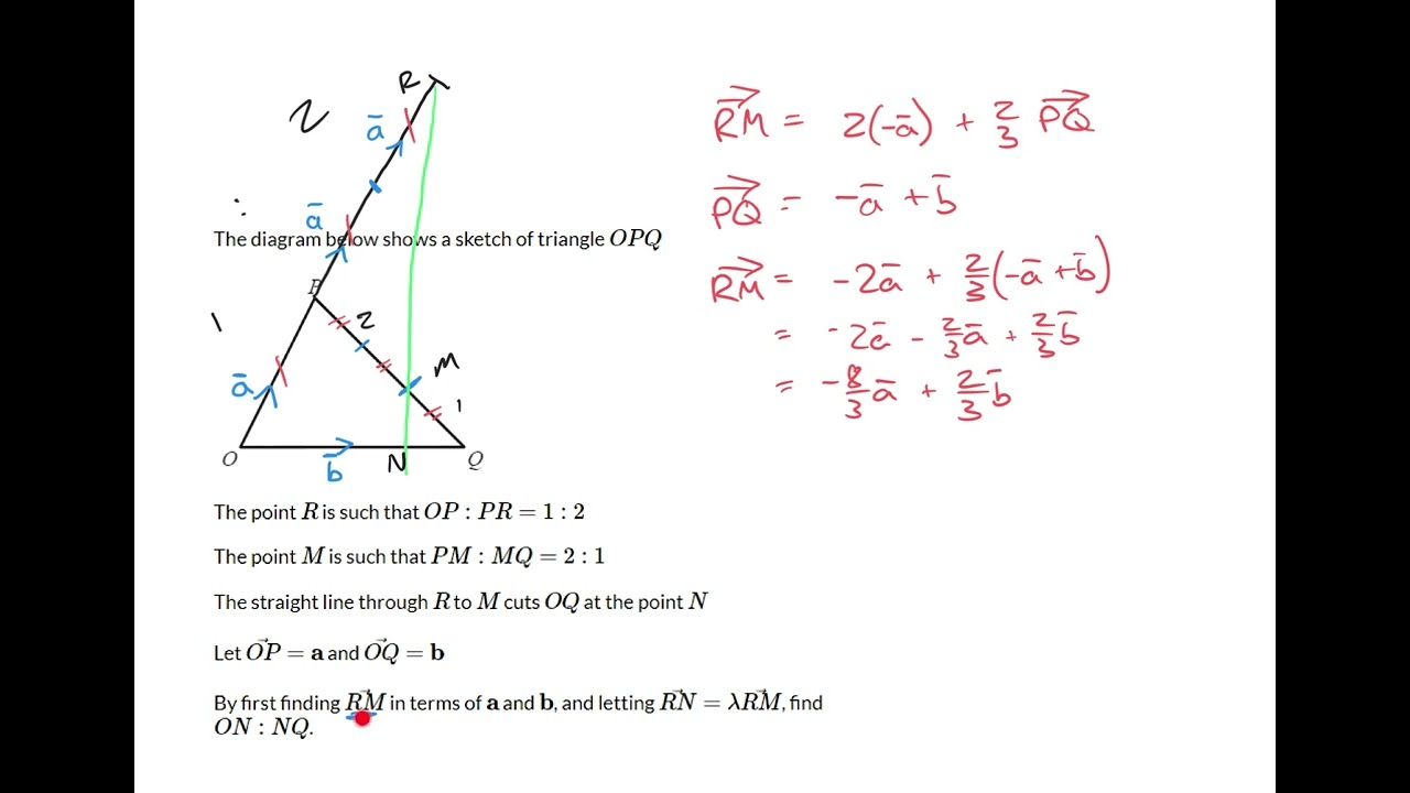 Vectors using lambda coefficient