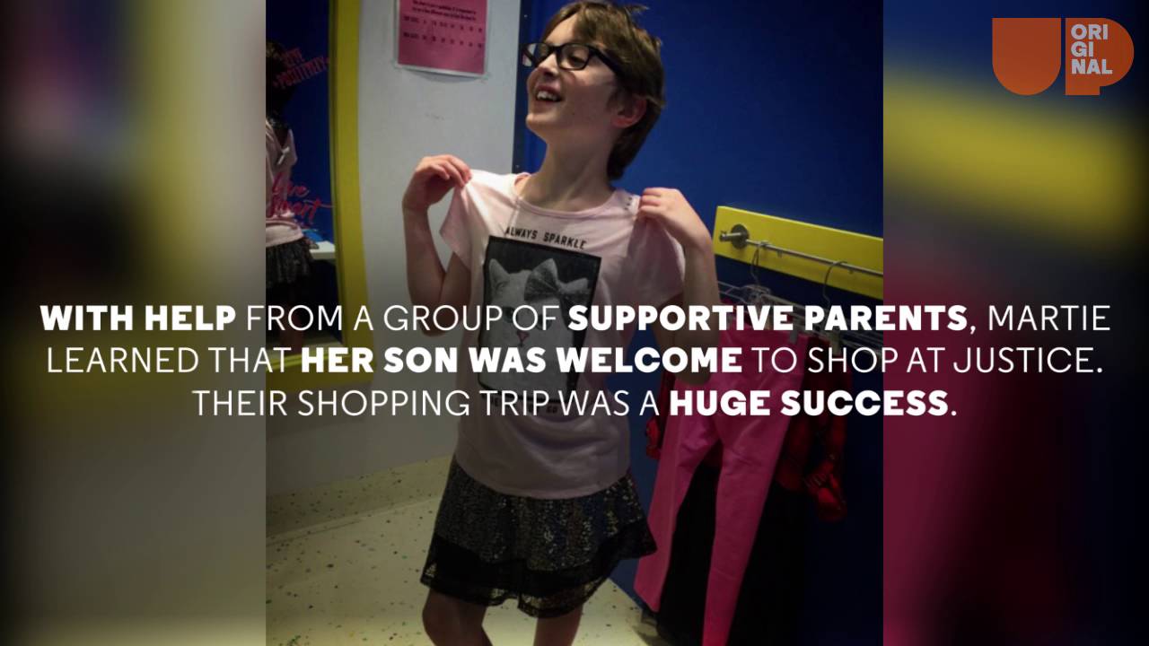 Gender-creative boy gets joyful shopping trip