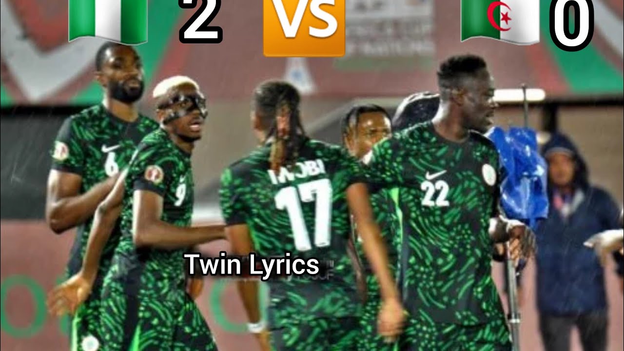 Great Akor & Osimhen finished Great Algeria 🇩🇿 afcon