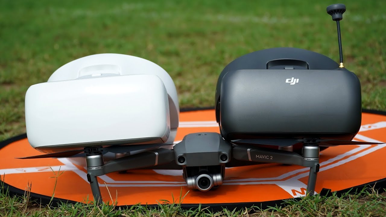 Flying Mavic 2 with DJI Goggles