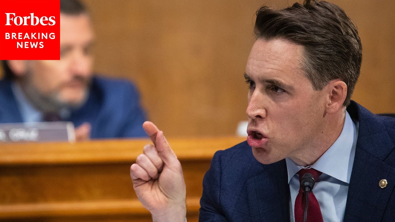 Josh Hawley Responds To Democratic Opposition To Amendment In Senate Judiciary Committee Hearing