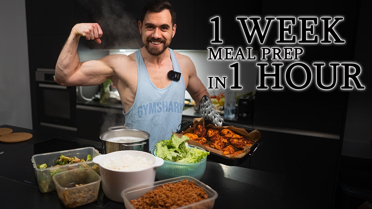 MEAL PREP: 1 WEEK worth of food in 1 HOUR