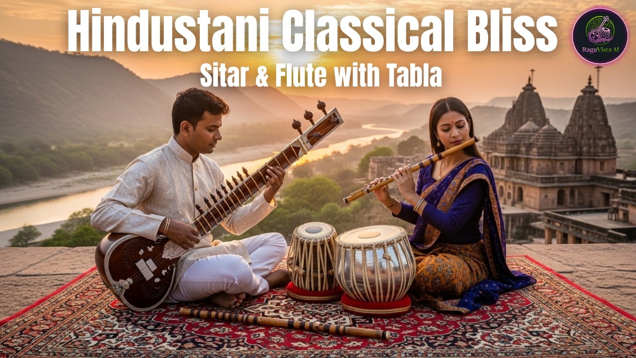 Hindustani Classical Bliss – Sitar & Flute with Tabla