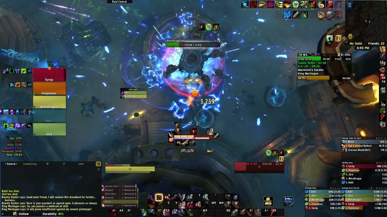 +19 WS fort - outlaw rogue SL S4 // 12.8k dps