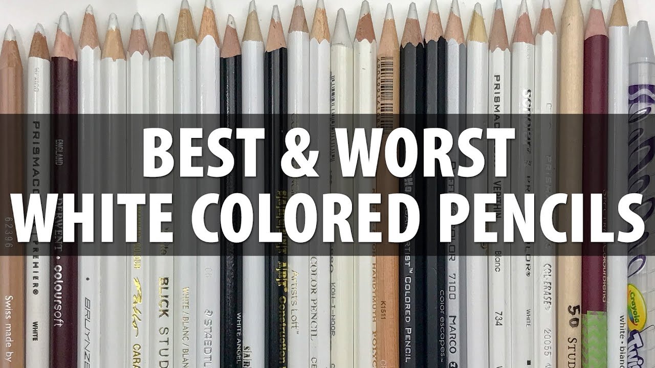 Best & Worst White Colored Pencils