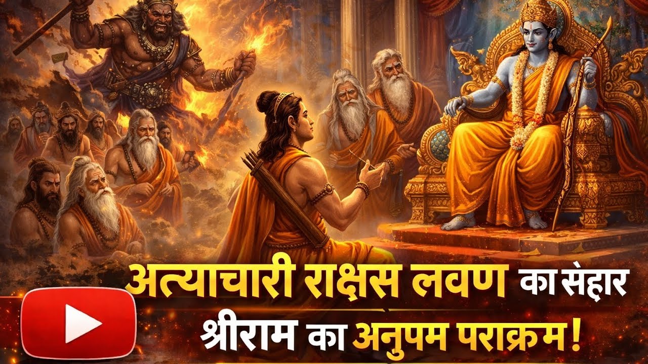 जब शत्रुघ्न बने लवणासुर के काल | श्रीराम का आदेश Rama's Divine Plan Saves Sages