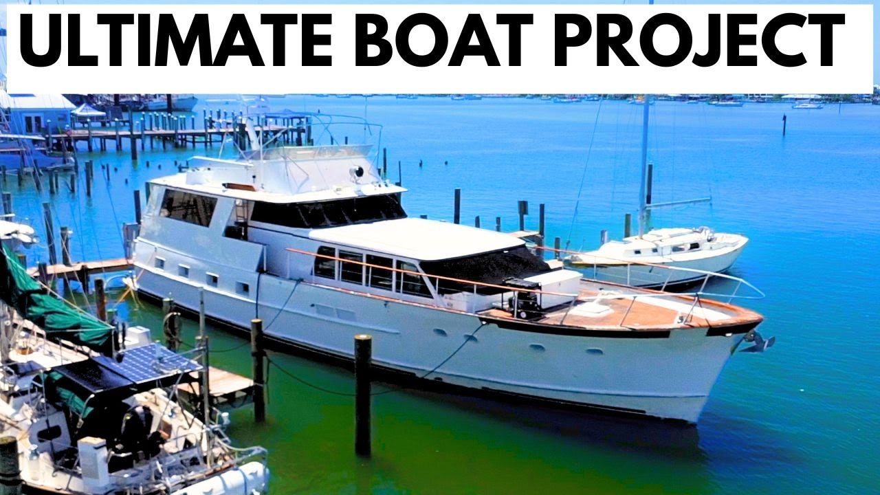 65' Classic Yacht Restoration Project Under $40k | 1975 65' Burger | Harbor Yacht Tours