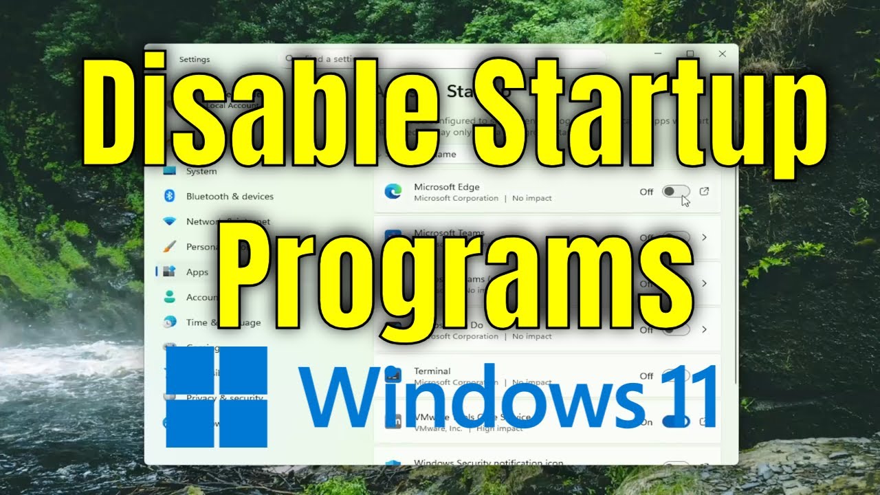 How to Disable Startup Programs on Windows 11 [Guide]
