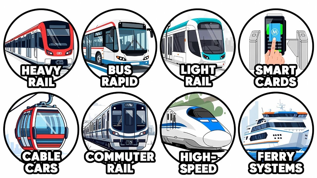 Every Transit System That WORKS Explained in 9 Minutes