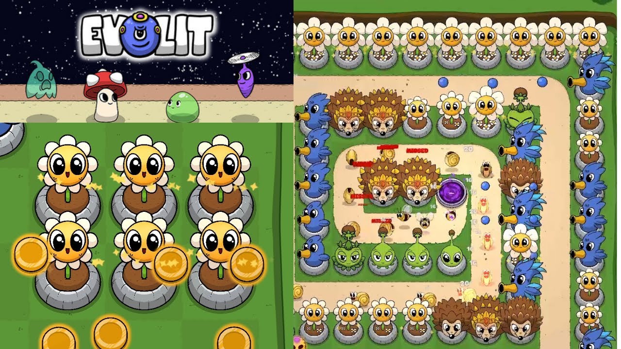 EVOLIT DEMO GAMEPLAY STRATEGY TOWER DEFENSE GAME Evolit