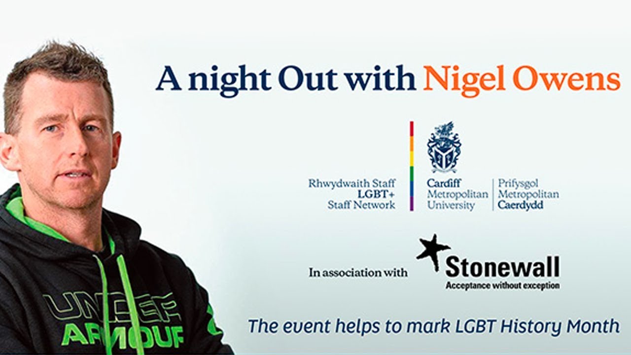 Public Lecture Series: 'A night Out with Nigel Owens' - Nigel Owens MBE