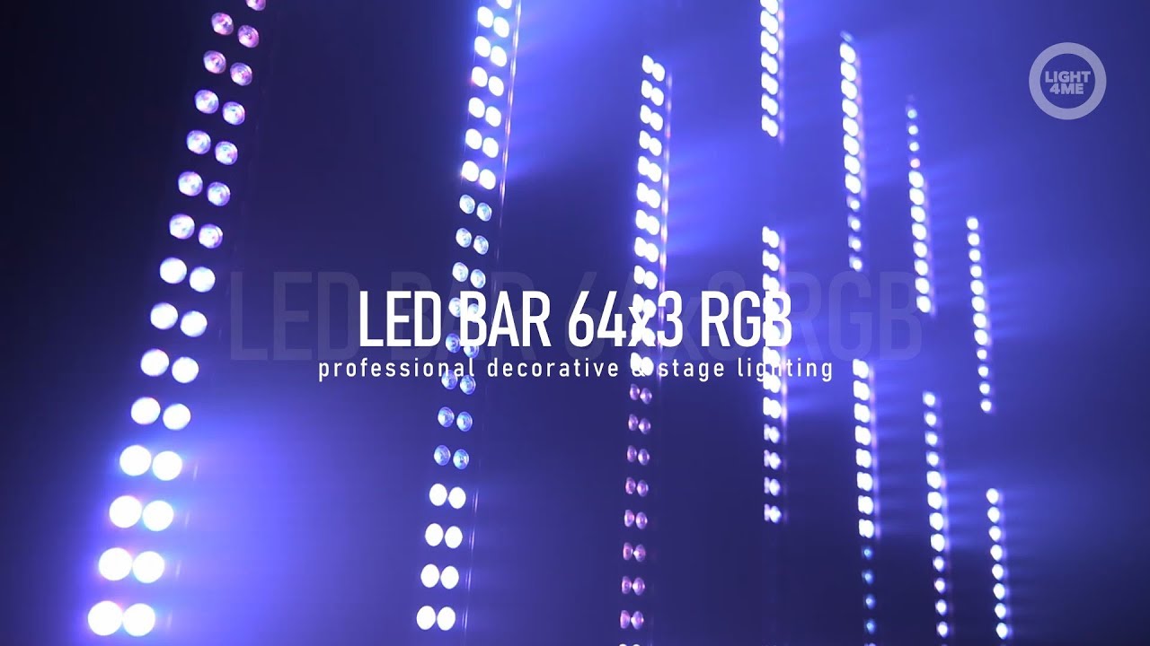 Light4Me Led Bar 64x3W RGB – professional decorative & stage lighting