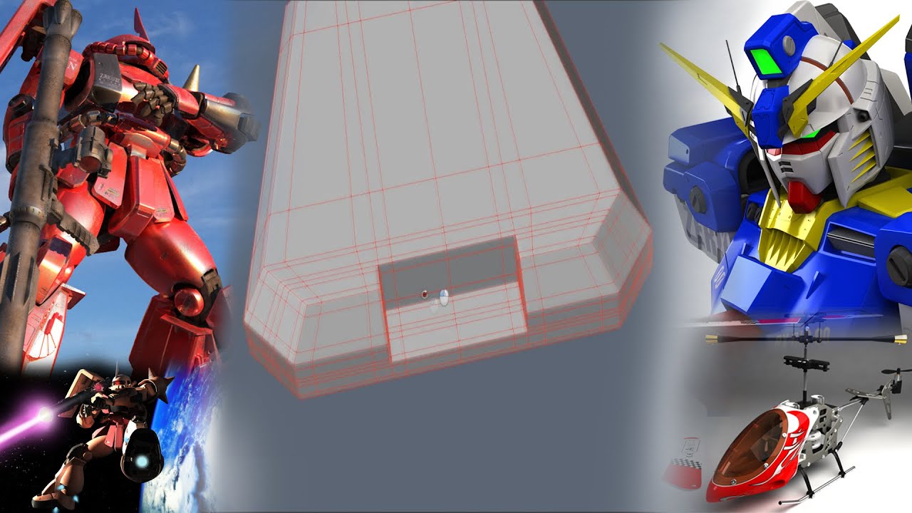 Polygonal modeling techniques - hard surface in Lightwave 3D