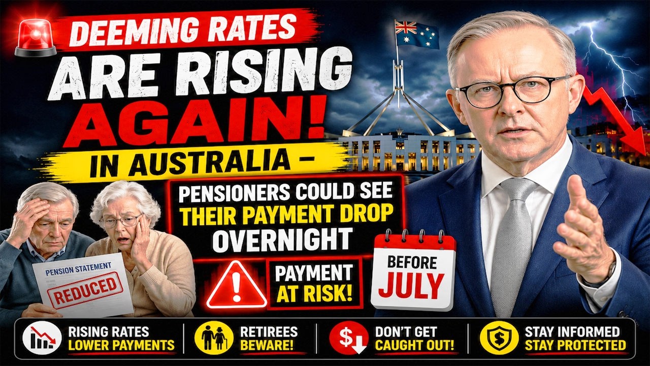 🚨 Deeming Rates Increase 2026 | Australian Age Pension Warning | Your Centrelink Payment Could Drop