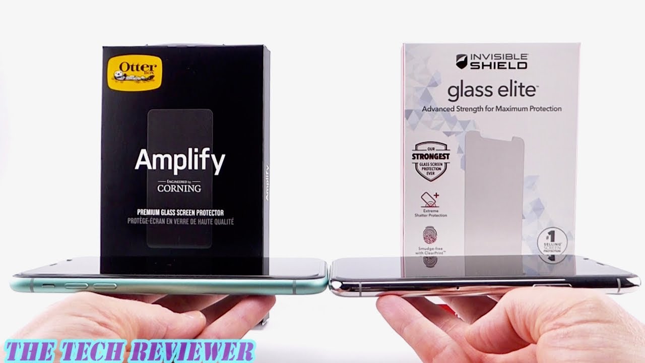 OtterBox Amplify vs Zagg Glass Elite for iPhone 11 & 11 Pro: Installation, Comparison & Review!