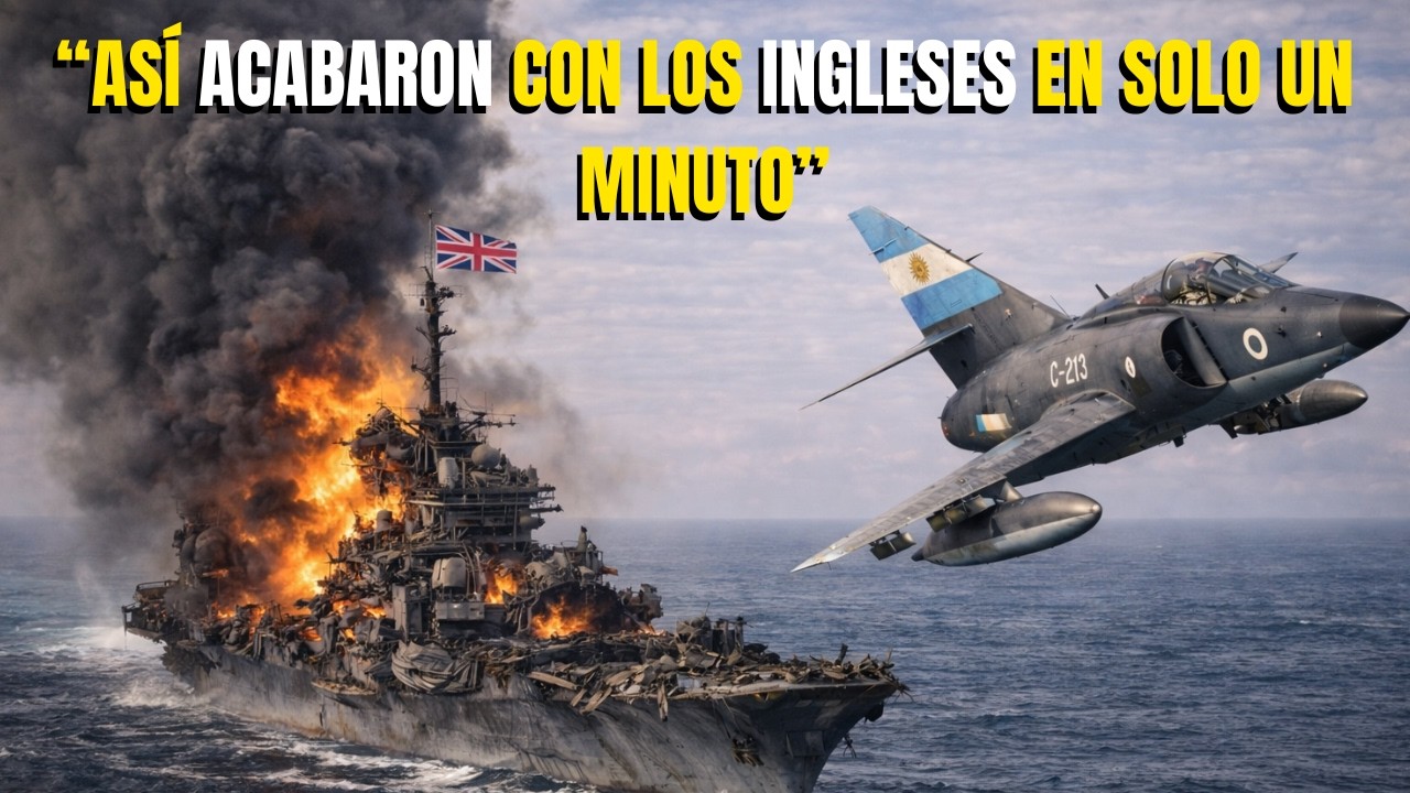 sí Argentina HUNDIO al buque más TEMIDO de los ingleses en Malvinas