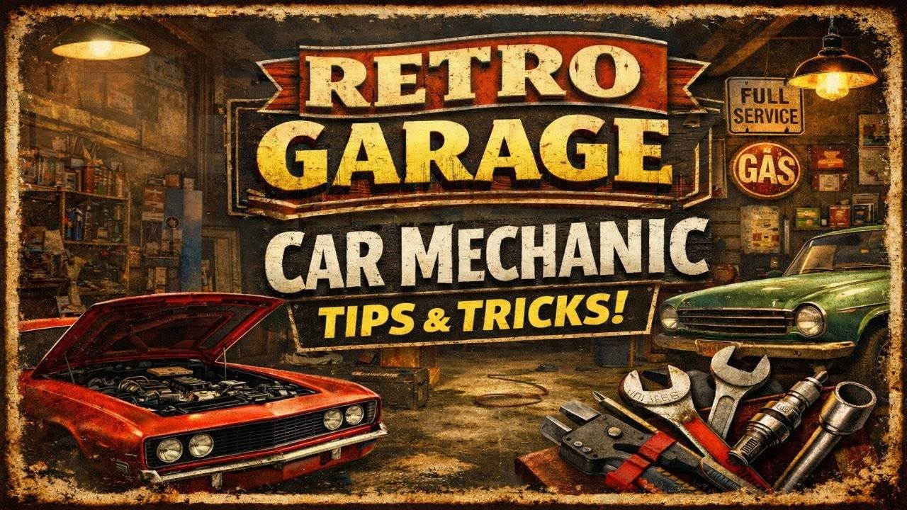 Retro Garage   Car Mechanic oynuyoruz bölüm 1