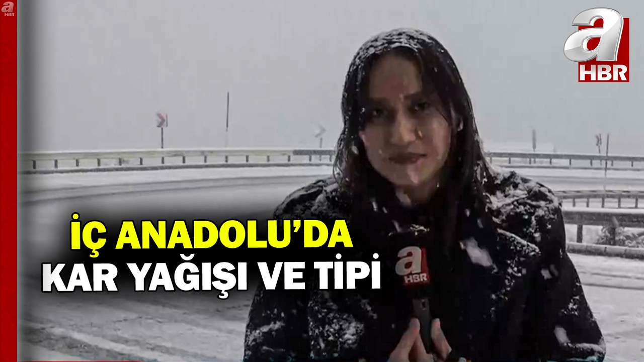 Kar yağışı ve tipi Kayseri-Develi Yolu'nda etkili oluyor | A Haber