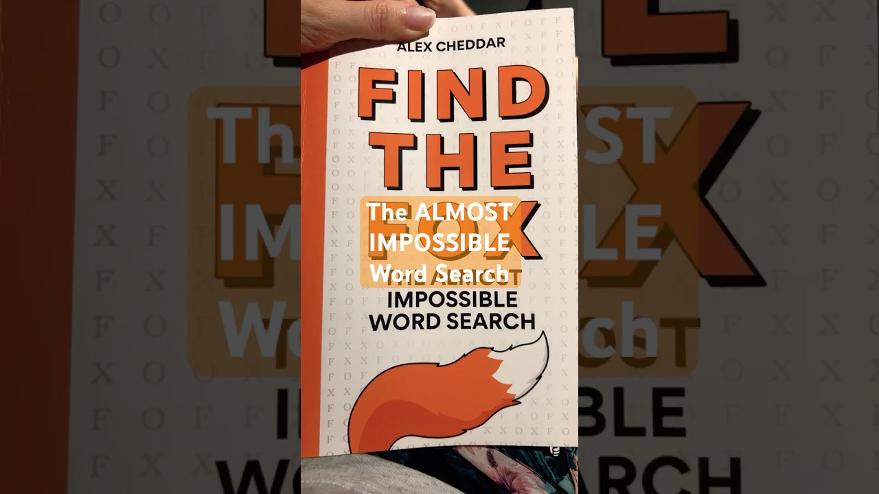 The (Almost) Impossible Word Search &bull; 1 word in 128,000 letters! &bull; #wordsearch #findthefox