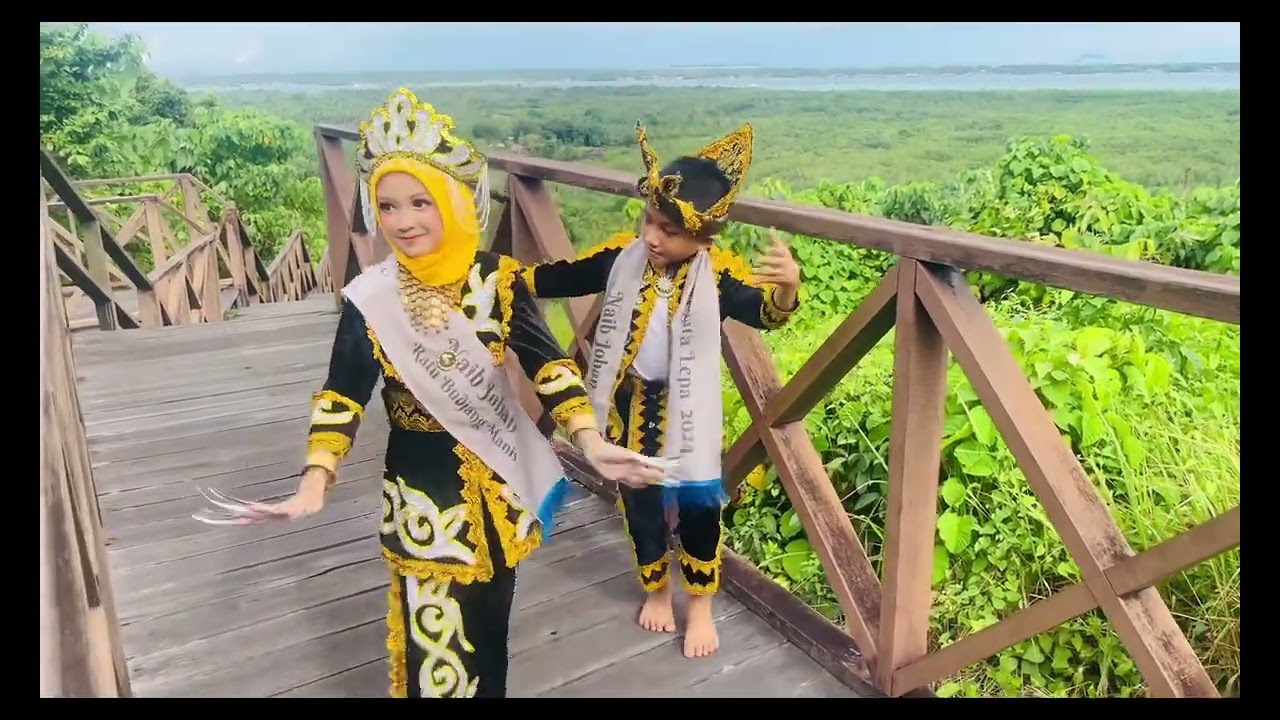 Den bisa - dalling² Lallah dorogan cilik Muhd Irfan dan budjang manis cilik Aqilah
