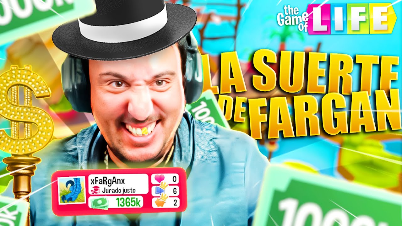LA SUERTE DE FARGAN ME HACE MILLONARIO! THE GAME OF LIFE 2