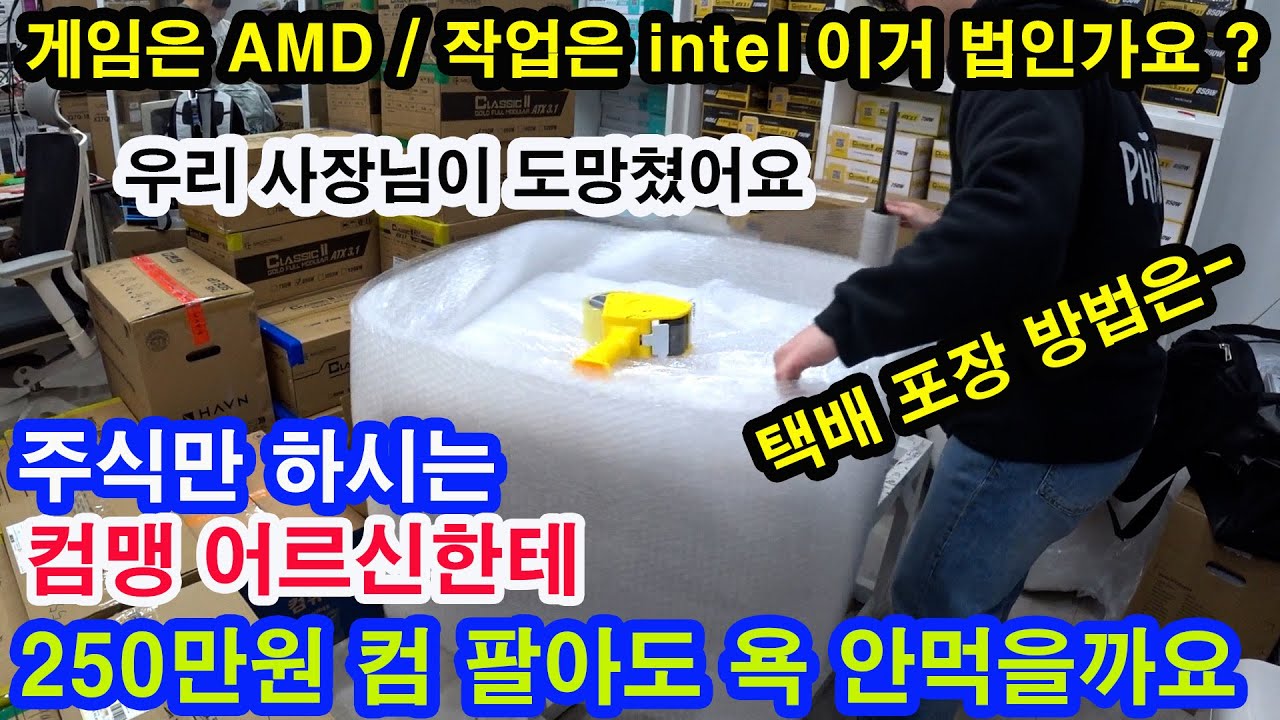 12월 5주- 주식용 250 만원 팔아도 될까요/ intel AMD 어떤걸 사야하냐면요/ 61세,게임 입문하기 늦지 않아요/ 사장님이 떠나셨습니다/