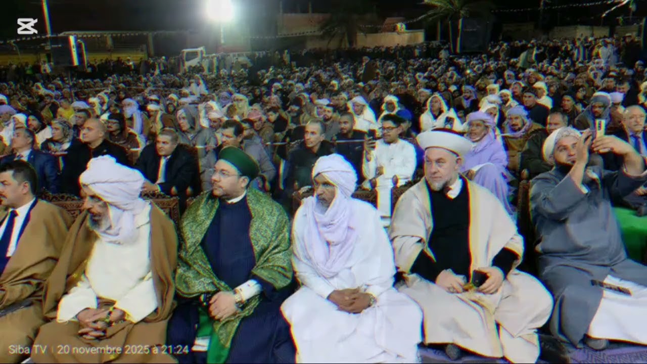 تتويج 47 عريس بسلكة سيد الحاج أحمد بن بحوص المقترنة بالعرس الجماعي بمتليلي ولاية غرداية2025 