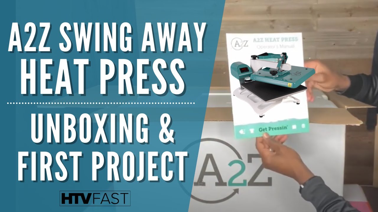 Unboxing the A2Z Swing Away Heat Press | The Best Starter Heat Press?