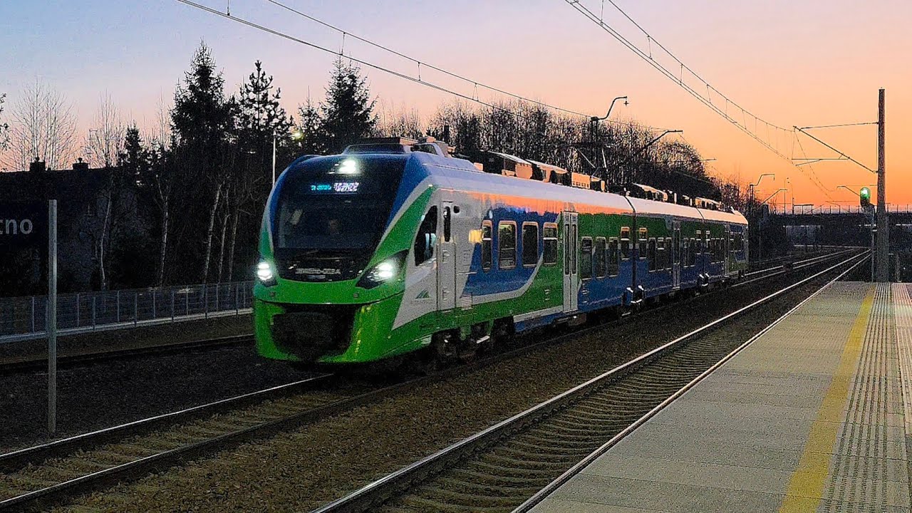 36WEhb-003 jako PKA z Przeworska do Rzeszowa Gł., zatrzymuje się na p.o. Rzeszów Pobitno 12.03.2025