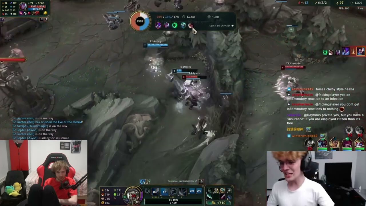 Nemesis spectates yamatosdeath in DUS 13.18