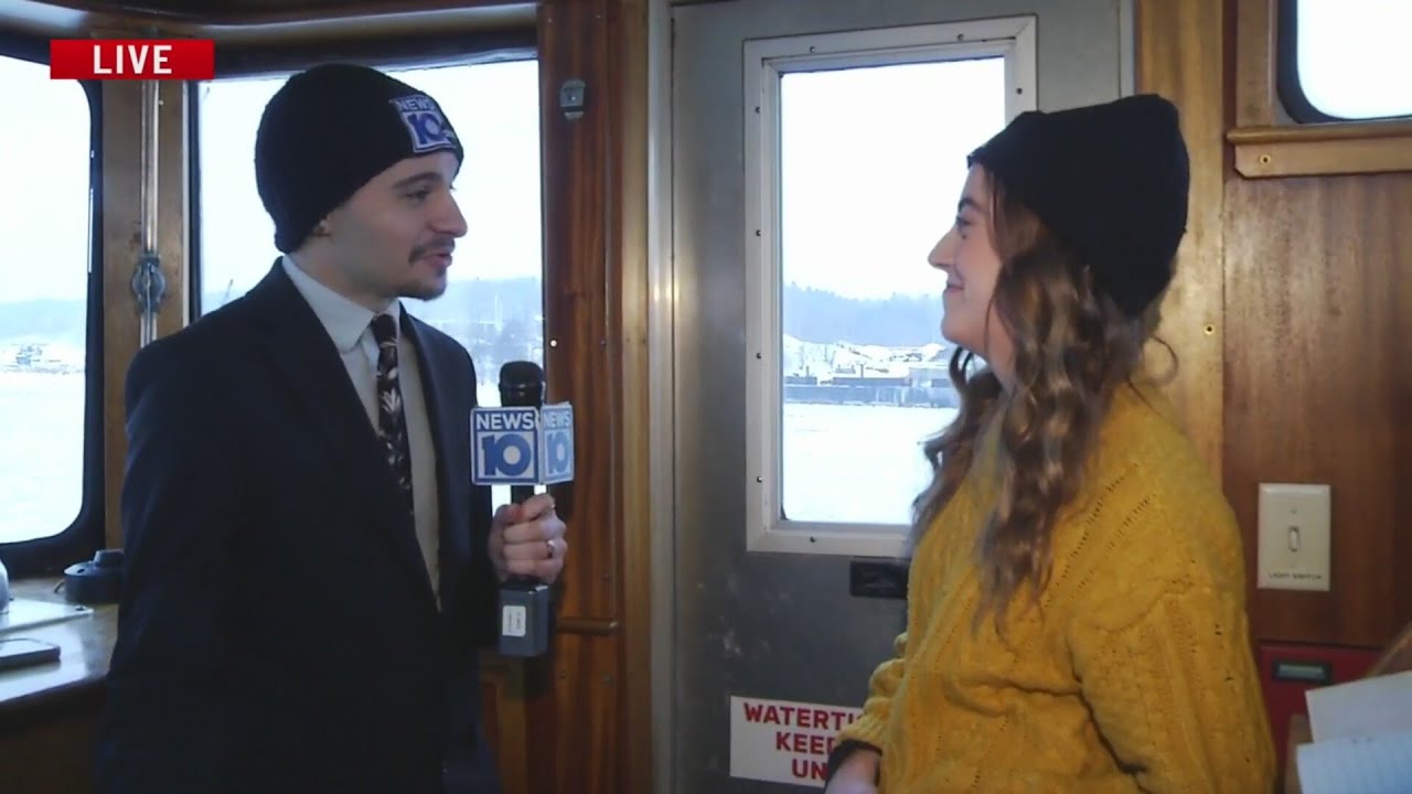 Crews work to break ice on waterways