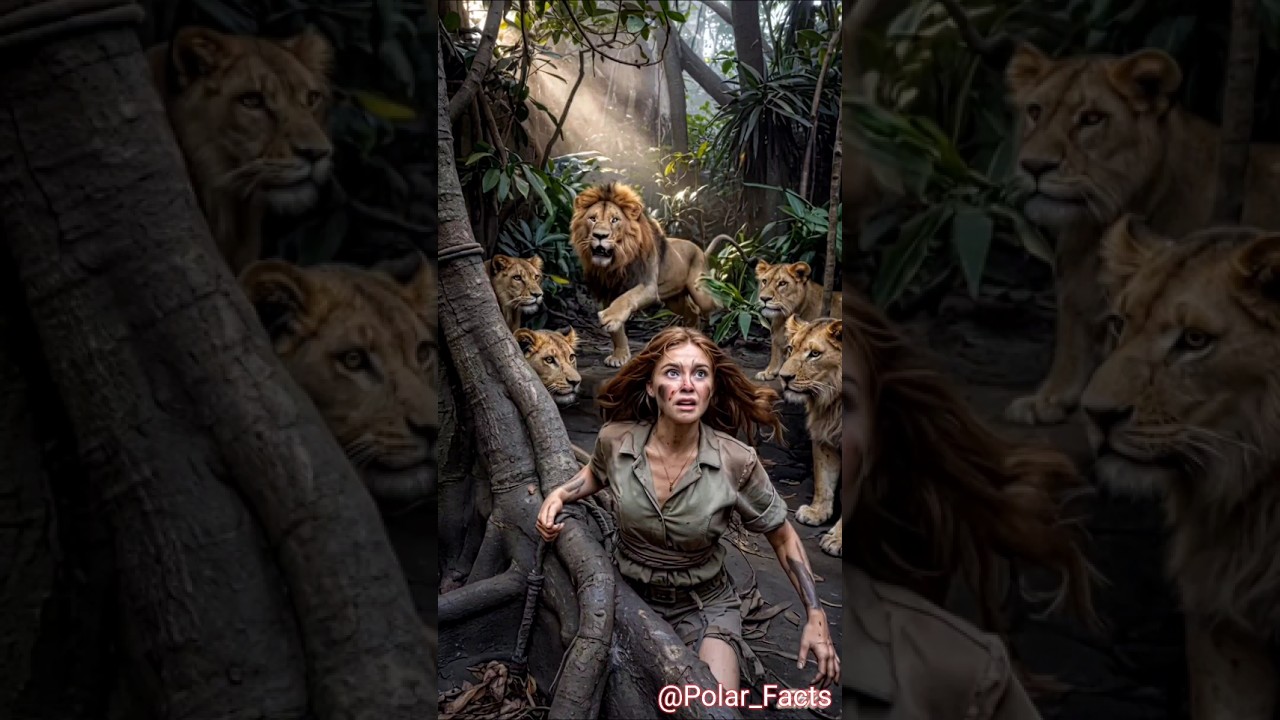 Lions Closed In&hellip; But She Didn't Run!
