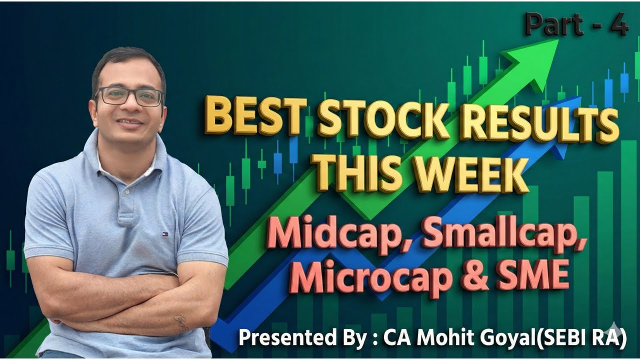 Top Stocks quarterly Results this week (micro, small, mid, Large Caps & SMEs) #financewithmohit