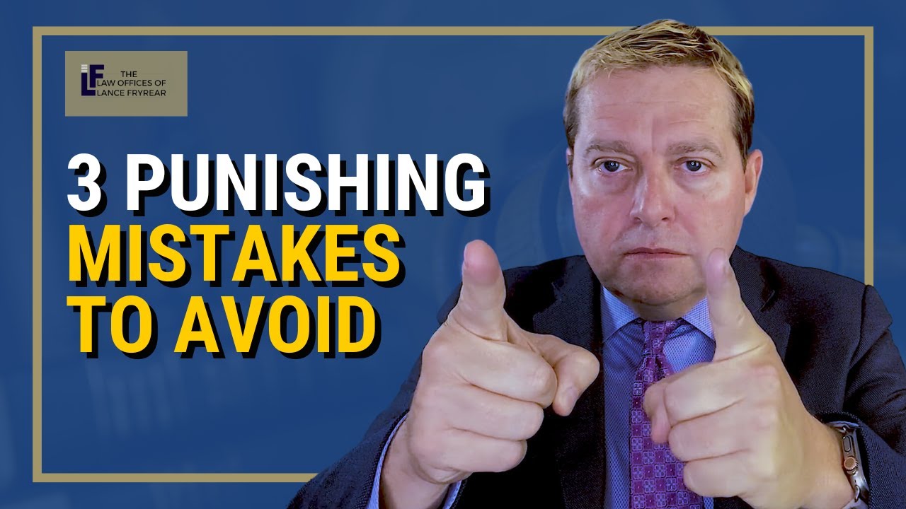 3 Mistakes That Punish You in Criminal Court - Defense Lawyer Explains | Washington State Attorney