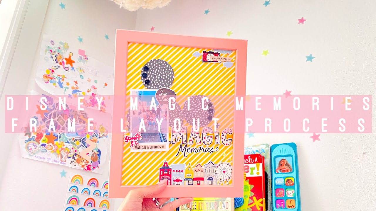 Craft With Me | Disney Frame Scrapbook Layout | BGAM + Scrap Diva Designs Die