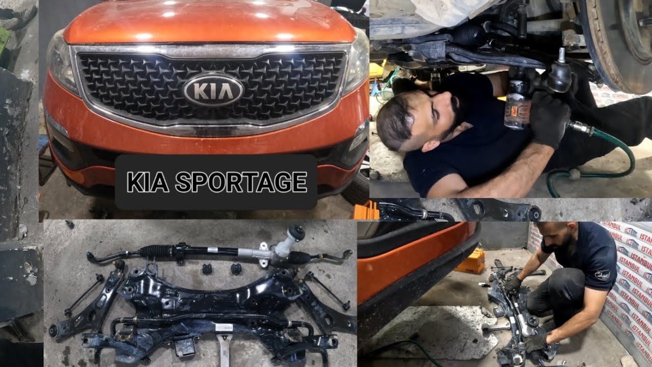 cambio de dirección de cremallera - subchasis - brazos de control -barra estabilizadora kia sportage