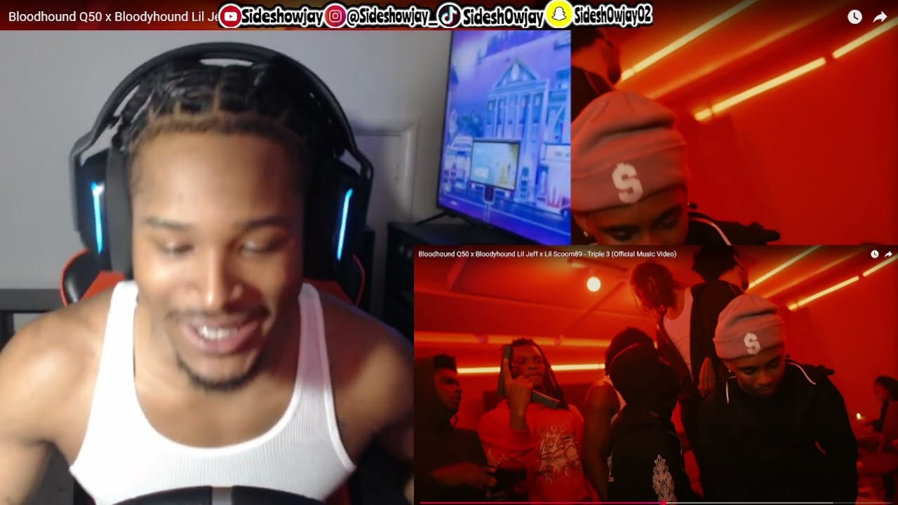 BloodHound Q50 x BloodHound lil Jeff x Lil Scoom89 “Triple 3” REACTION