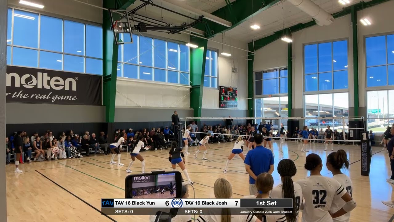 January “MLK” Classic Day 2 Gold Bracket Semi-Final: TAV 16 Black Yun vs. TAV 16 Black Josh Set 1