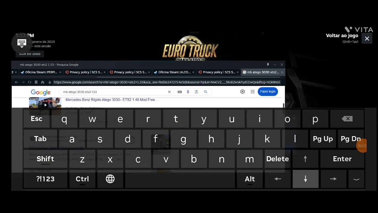 Tutorial de como colocar Mods de fora da steam no Ets2 pelo geforce now
