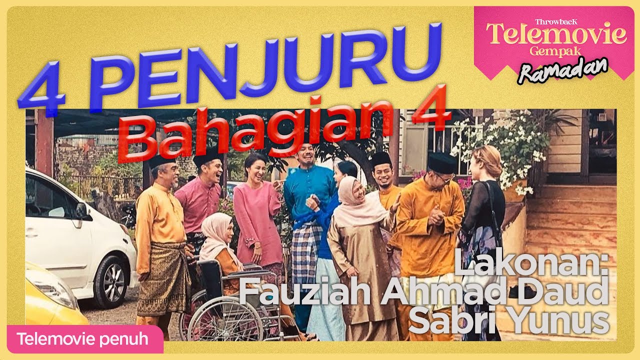 [EPISOD PENUH] 4 PENJURU EPISOD AKHIR (Fauziah Ahmad Daud, Sabri Yunus) | THROWBACK TELEMOVIE GEMPAK