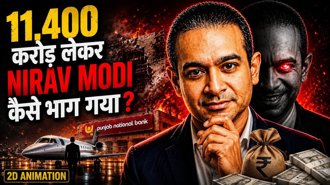 Nirav Modi ka ₹11,400 Crore PNB Scam Explained! | 2D Documentary