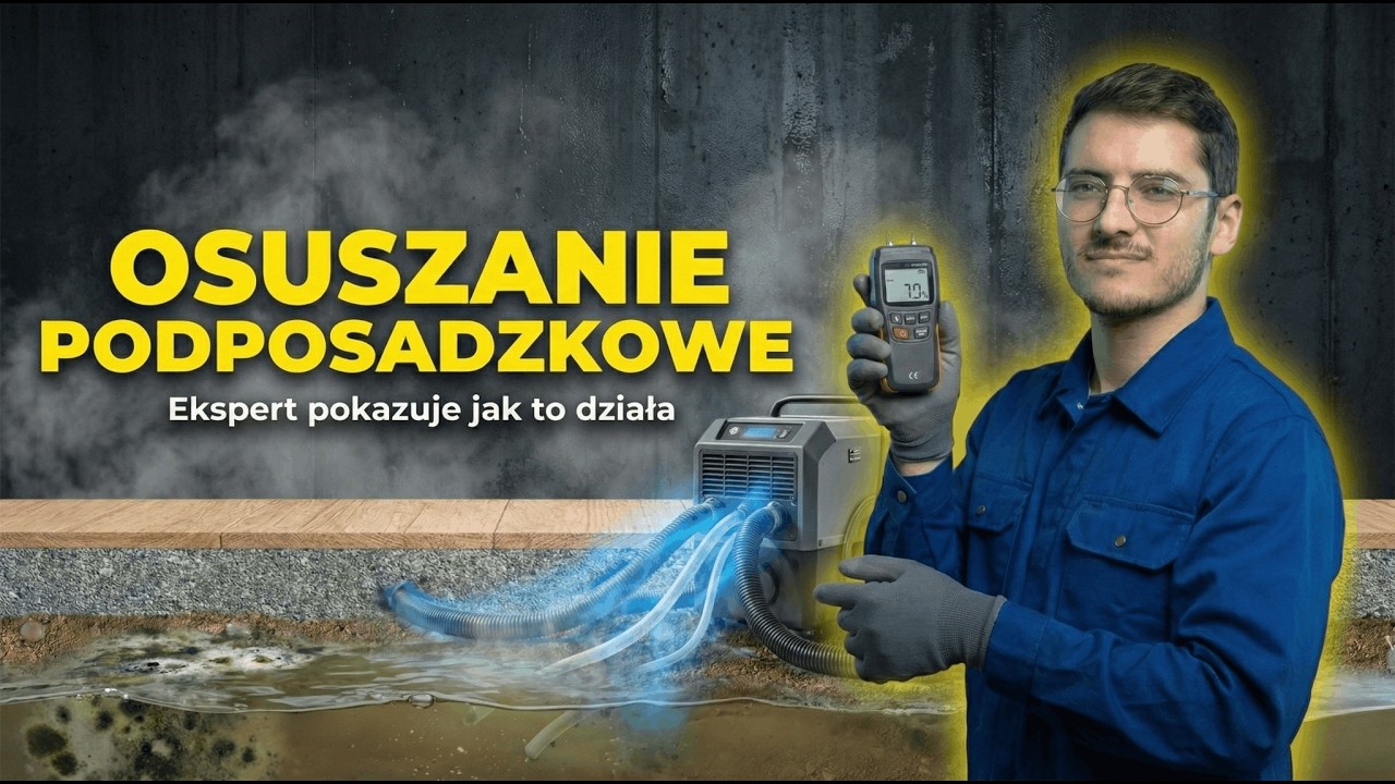 Osuszanie podposadzkowe – Ekspert radzi jak usunąć wilgoć spod podłogi! 💧