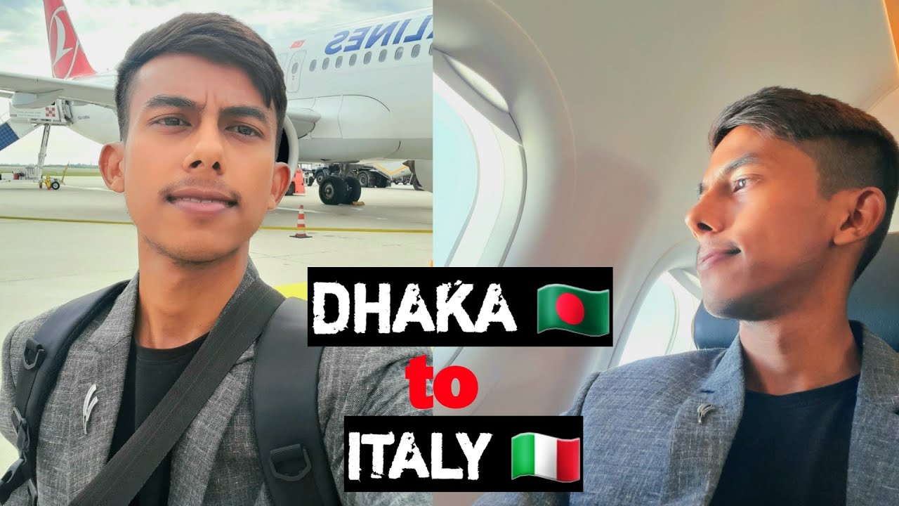 DHAKA 🇧🇩 to ITALY 🇮🇹।My First Solo Trip ।Ovi Vlog Official