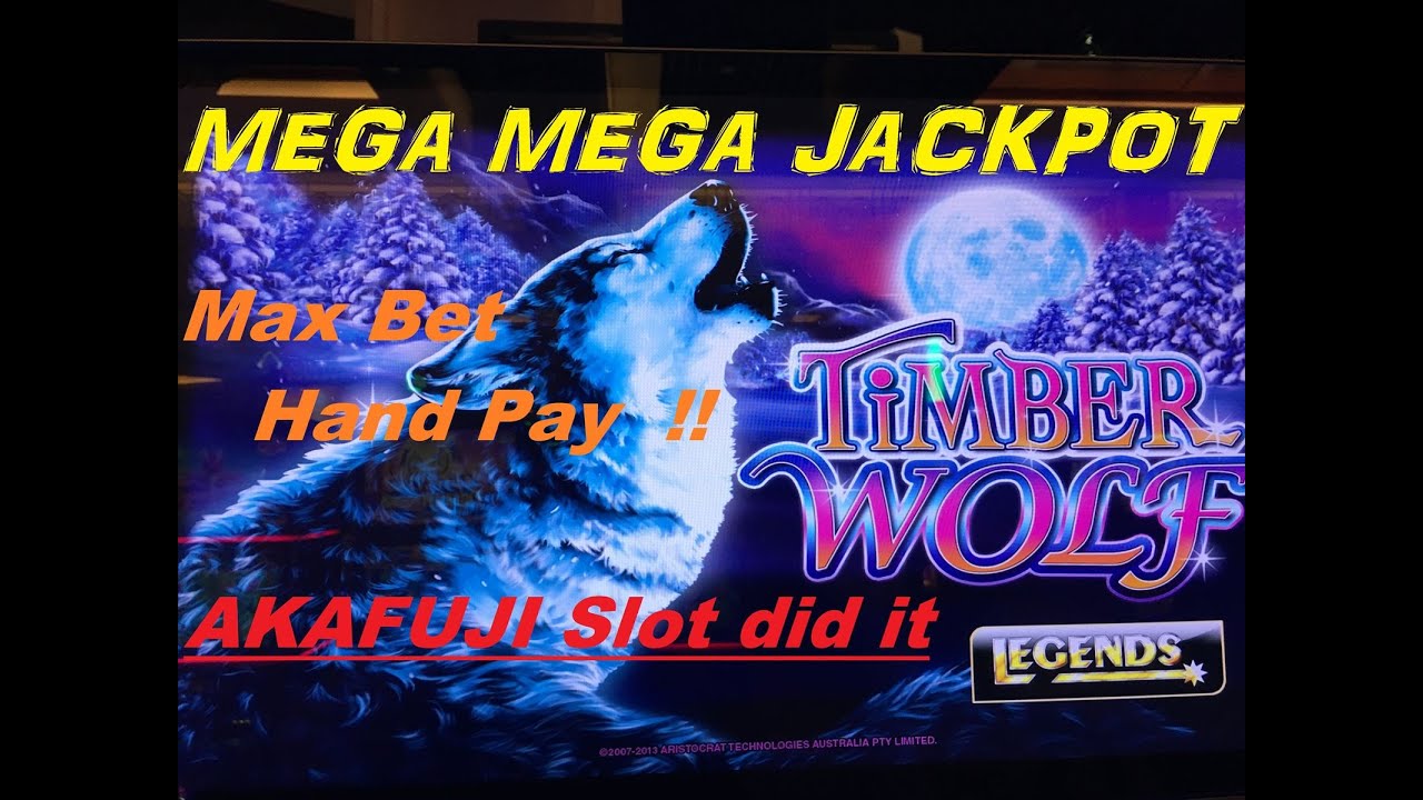 ★MEGA MEGA JACKPOT ! ★☆Timber Wolf Deluxe Slot machine ☆HAND PAY (MAX BET $2.50)