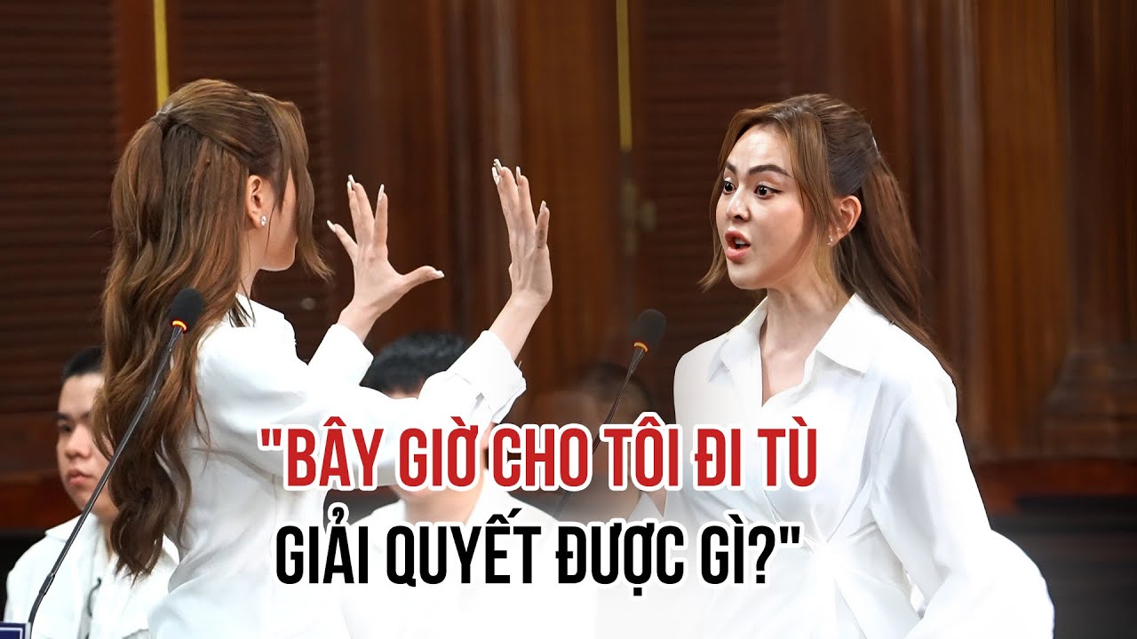 Trang Nemo đỏ mắt bào chữa: “Bây giờ cho tôi đi tù giải quyết được gì”
