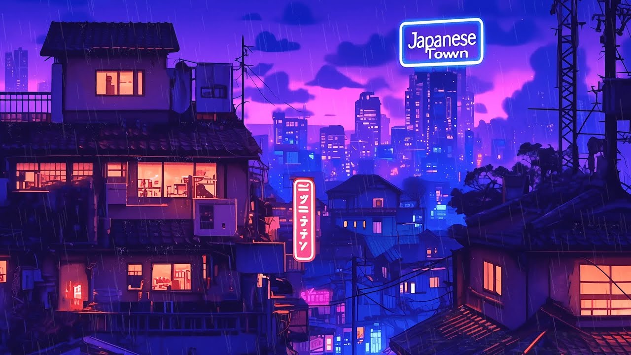 Midnight in Japan 🌙 Cozy Lofi Beats for Relax & Focus | Live Stream by The Japanese Town