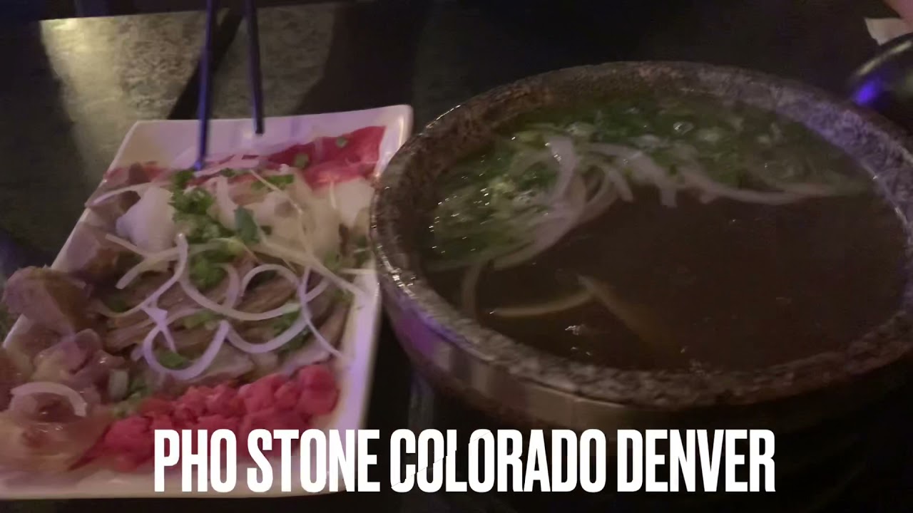 Now Pho..Stone pho…Colorado Denver 2021 best place to eat pho in Denver